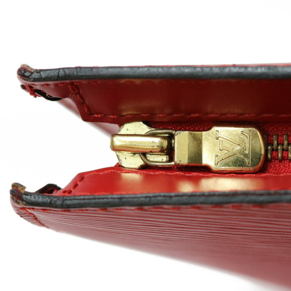 LOUIS VUITTON Handbag Epi Sun Jack M52277 Red Castilean Ladies Leather - Picture 10 of 10